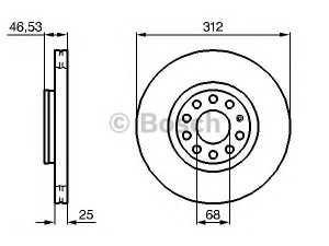 BOSCH 0 986 479 057 stabdžių diskas 
 Stabdžių sistema -> Diskinis stabdys -> Stabdžių diskas
4B0 615 301 A, 4B0 615 301 A, 8E0 615 301 R