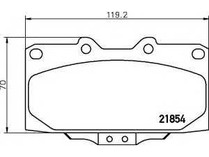 HELLA 8DB 355 017-211 stabdžių trinkelių rinkinys, diskinis stabdys 
 Techninės priežiūros dalys -> Papildomas remontas
4106074F90, 4106074F91, 4106074F92