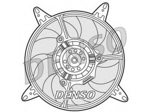 DENSO DER09290 ventiliatorius, radiatoriaus 
 Aušinimo sistema -> Oro aušinimas
46777422