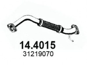 ASSO 14.4015 išleidimo kolektorius 
 Išmetimo sistema -> Išmetimo vamzdžiai
1223936, 1252230, 1347704, 1385919