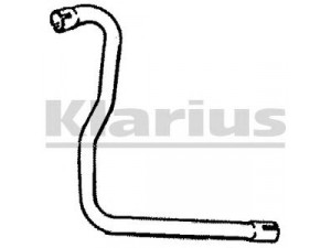 KLARIUS 120131 išleidimo kolektorius 
 Išmetimo sistema -> Išmetimo vamzdžiai
0256256200, 0256563412, 256256200