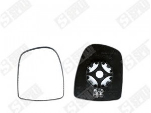 SPILU 12460 veidrodėlio stiklas, išorinis veidrodėlis 
 Kėbulas -> Keleivių kabina -> Veidrodėlis
4410618, 7701052624