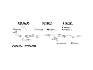 VENEPORTE 630139 išmetimo sistema 
 Išmetimo sistema -> Išmetimo sistema, visa