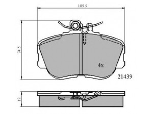 NATIONAL NP2656 stabdžių trinkelių rinkinys, diskinis stabdys 
 Techninės priežiūros dalys -> Papildomas remontas
0024202120, 002420212005, 0024202220