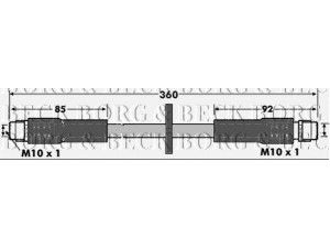 BORG & BECK BBH6920 stabdžių žarnelė 
 Stabdžių sistema -> Stabdžių žarnelės
4Z7611707A, 4Z7611707A, 4Z7 611 707 A