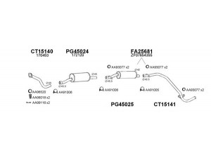 VENEPORTE 450179 išmetimo sistema 
 Išmetimo sistema -> Išmetimo sistema, visa