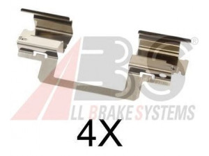 A.B.S. 1774Q priedų komplektas, diskinių stabdžių trinkelės 
 Stabdžių sistema -> Diskinis stabdys -> Stabdžių dalys/priedai
0041774000