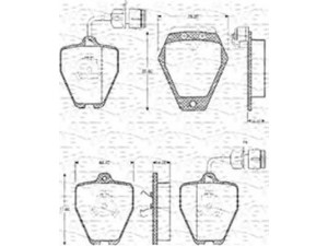 MAGNETI MARELLI 363702161061 stabdžių trinkelių rinkinys, diskinis stabdys 
 Techninės priežiūros dalys -> Papildomas remontas
441698151G, 4A0698451B, 4AO698151B