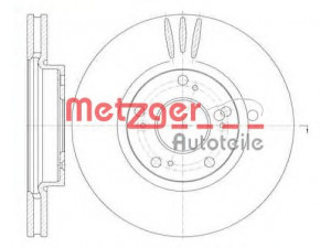 METZGER 6985.10 stabdžių diskas 
 Stabdžių sistema -> Diskinis stabdys -> Stabdžių diskas
45251-SEA-E00, 45251-TV0-E01
