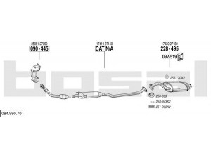 BOSAL 084.990.70 išmetimo sistema 
 Išmetimo sistema -> Išmetimo sistema, visa