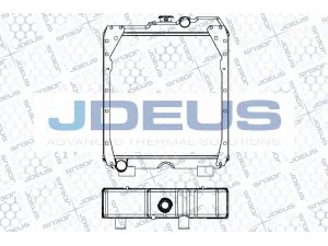 JDEUS 011M04 radiatorius, variklio aušinimas