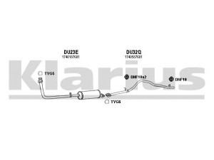 KLARIUS 300015U išmetimo sistema 
 Išmetimo sistema -> Išmetimo sistema, visa