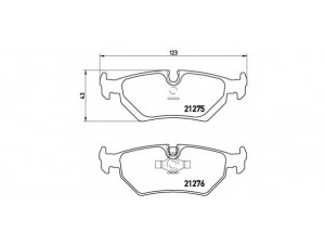BREMBO P 23 062 stabdžių trinkelių rinkinys, diskinis stabdys 
 Techninės priežiūros dalys -> Papildomas remontas
425111, 425112, 425466, E172279