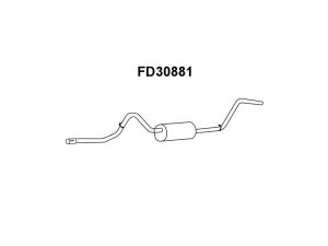 VENEPORTE FD30881 galinis duslintuvas 
 Išmetimo sistema -> Duslintuvas
1508623, 1653035, 5019350, 5022838