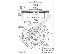 BRECO BV 8348 stabdžių diskas 
 Stabdžių sistema -> Diskinis stabdys -> Stabdžių diskas
1634210312, 1634210512