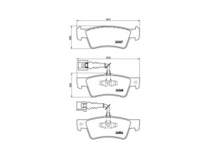 BREMBO P 85 068 stabdžių trinkelių rinkinys, diskinis stabdys 
 Techninės priežiūros dalys -> Papildomas remontas
7L6698451, 7L6698451C