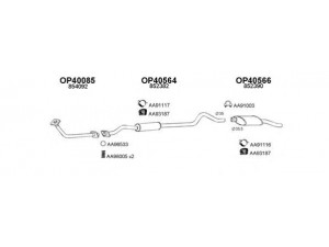 VENEPORTE 400250 išmetimo sistema