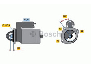 BOSCH 0 986 013 660 starteris 
 Elektros įranga -> Starterio sistema -> Starteris
46231642, 7580575, 7666135, 46231642