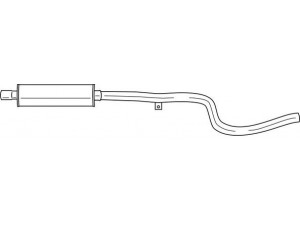 AKS DASIS SG12489 vidurinis duslintuvas