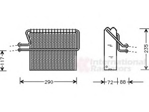 VAN WEZEL 4300V004 garintuvas, oro kondicionierius 
 Oro kondicionavimas -> Garintuvas
7701038212