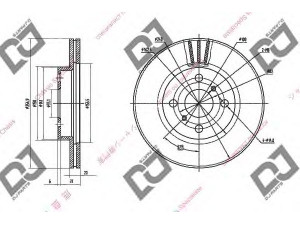 DJ PARTS BD1431 stabdžių diskas 
 Dviratė transporto priemonės -> Stabdžių sistema -> Stabdžių diskai / priedai
43512-0D050, 435120D030, 435120D040