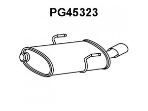 VENEPORTE PG45323 galinis duslintuvas 
 Išmetimo sistema -> Duslintuvas
1726CZ, 1726GV, 9677267080