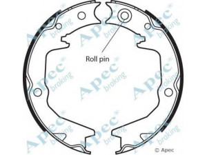 APEC braking SHU651 stabdžių trinkelė 
 Stabdžių sistema -> Būgninis stabdys -> Stabdžių įdėklas/ trinkelė
MB668906, MB668907, MB668908, MB857295