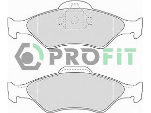 PROFIT 5000-1393 stabdžių trinkelių rinkinys, diskinis stabdys 
 Techninės priežiūros dalys -> Papildomas remontas
1111857, 1130715, 1206062, YS612K021AA