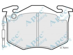 APEC braking PAD496 stabdžių trinkelių rinkinys, diskinis stabdys 
 Techninės priežiūros dalys -> Papildomas remontas
424881, 425021, 425023, 425025