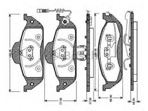 BOSCH 0 986 TB2 781 stabdžių trinkelių rinkinys, diskinis stabdys 
 Techninės priežiūros dalys -> Papildomas remontas
163 420 00 20, 163 420 03 20, 416 342 00 32