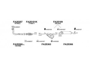 VENEPORTE 250176 išmetimo sistema 
 Išmetimo sistema -> Išmetimo sistema, visa