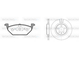 WOKING 87333.00 stabdžių rinkinys, diskiniai stabdžiai 
 Stabdžių sistema -> Diskinis stabdys -> Stabdžių remonto rinkinys
1J0615301E, 1J0698151, 1J0698151A