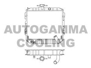 AUTOGAMMA 101203 radiatorius, variklio aušinimas
2531021852