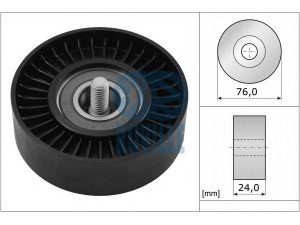 RUVILLE 56551 kreipiantysis skriemulys, V formos rumbuotas diržas 
 Diržinė pavara -> V formos rumbuotas diržas/komplektas -> Laisvasis/kreipiamasis skriemulys
6G9N-11948-AC, 6G9N-11948-AD, 31216066