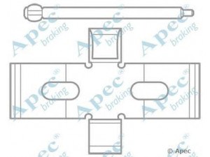 APEC braking KIT1031 priedų komplektas, stabdžių trinkelė 
 Stabdžių sistema -> Būgninis stabdys -> Dalys/priedai