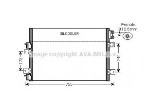 AVA QUALITY COOLING CRA5113 kondensatorius, oro kondicionierius 
 Oro kondicionavimas -> Kondensatorius
68004053AA, 68004053AA