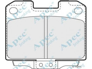 APEC braking PAD916 stabdžių trinkelių rinkinys, diskinis stabdys 
 Techninės priežiūros dalys -> Papildomas remontas
MB895303, MR3889573, MR389573