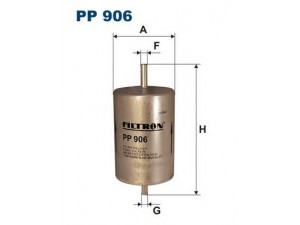 FILTRON PP906 kuro filtras 
 Techninės priežiūros dalys -> Papildomas remontas
7700820376, 7700843833, FS81