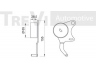 TREVI AUTOMOTIVE TD1118 įtempiklio skriemulys, paskirstymo diržas 
 Techninės priežiūros dalys -> Papildomas remontas
8970105301, 636735, 90710530, 97010530
