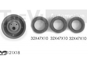 TREVI AUTOMOTIVE KD1173S paskirstymo diržo komplektas 
 Techninės priežiūros dalys -> Papildomas remontas