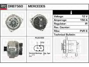 DELCO REMY DRB7560 kintamosios srovės generatorius 
 Elektros įranga -> Kint. sr. generatorius/dalys -> Kintamosios srovės generatorius