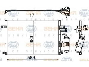 HELLA 8FC 351 310-721 kondensatorius, oro kondicionierius 
 Oro kondicionavimas -> Kondensatorius
96471946, 96888889