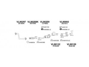 VENEPORTE 900145 išmetimo sistema 
 Išmetimo sistema -> Išmetimo sistema, visa
