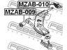 FEBEST MZAB-010 valdymo svirties/išilginių svirčių įvorė
BC1F-34-46X, BC1F-34-46Y