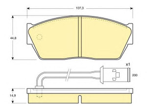 GIRLING 6103509 stabdžių trinkelių rinkinys, diskinis stabdys 
 Techninės priežiūros dalys -> Papildomas remontas
GBP310AF, GBP90289, GBP90293, GBP90310