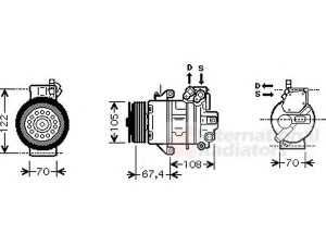 VAN WEZEL 2900K009 kompresorius, oro kondicionierius 
 Oro kondicionavimas -> Kompresorius/dalys
1222300011