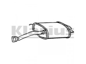 KLARIUS RR264G galinis duslintuvas 
 Išmetimo sistema -> Duslintuvas
GEX33629, GEX43629, GEX33629, GEX43629