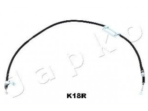 JAPKO 131K18R trosas, stovėjimo stabdys 
 Stabdžių sistema -> Valdymo svirtys/trosai
0K9B244410