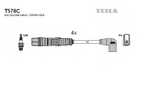 TESLA T578C uždegimo laido komplektas 
 Kibirkšties / kaitinamasis uždegimas -> Uždegimo laidai/jungtys
030905409C