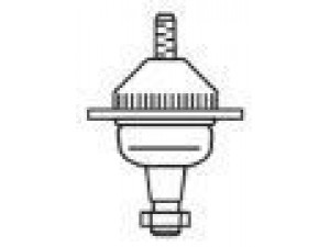 FRAP 1022 atramos/vairo trauklė 
 Ašies montavimas/vairavimo mechanizmas/ratai -> Sujungimai -> Atramos/vairo trauklė
116002101907, 60521236